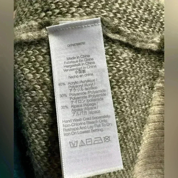 EUC | Women’s Madewell Thornton Mockneck Alpaca Sweater | Size XXS - Picture 7 of 8